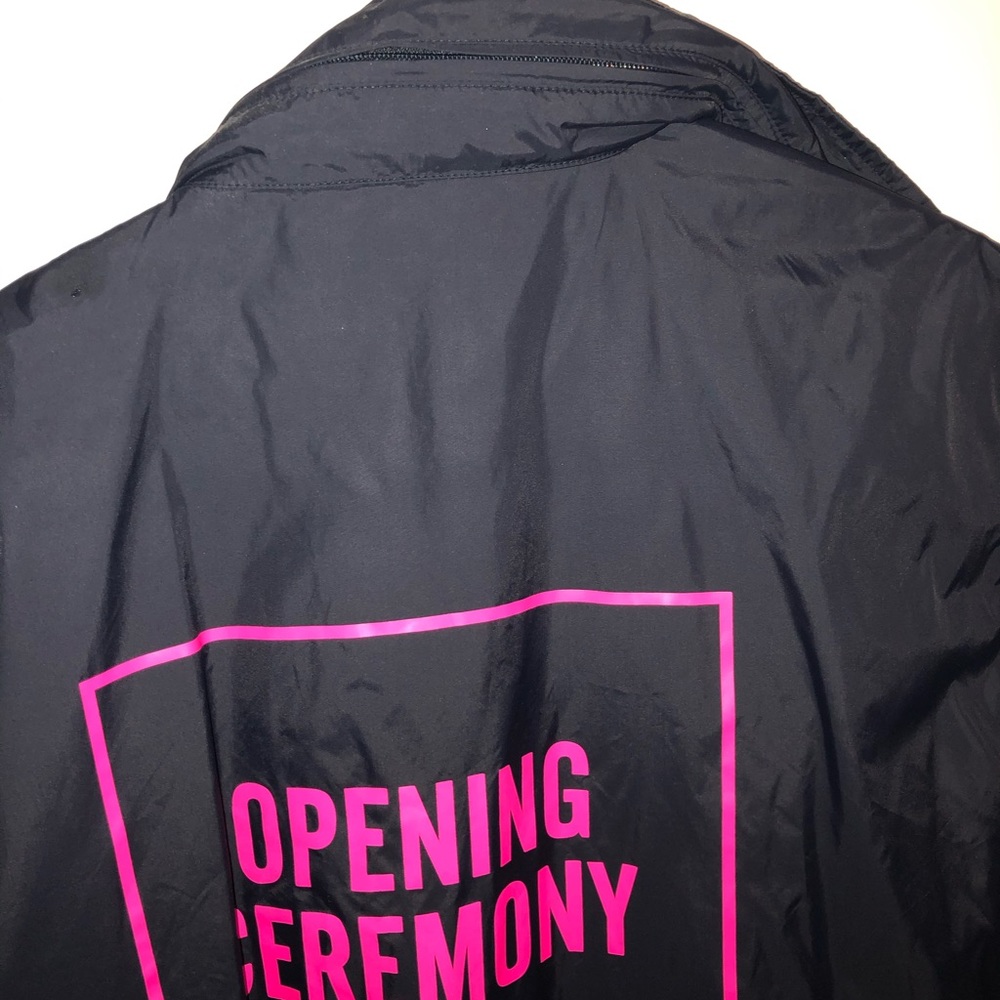 NWT Opening Ceremony Long Nylon Trench Coat - Picture 3 of 8